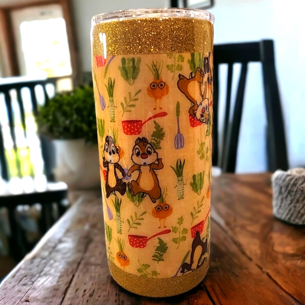 Chip and Dale/ 15oz Fabric Tumbler